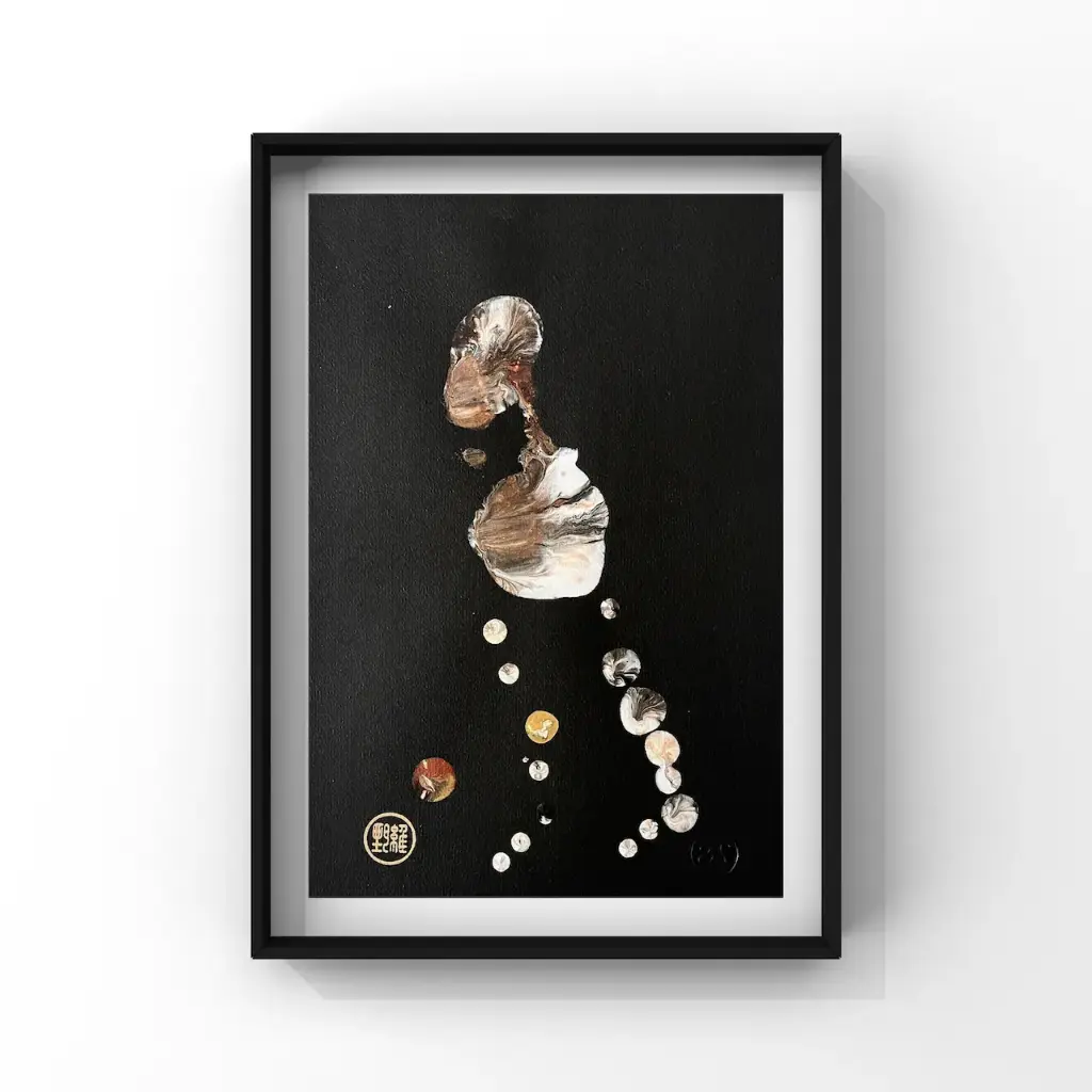 Tableau abstrait - Sépulcre d’ossements