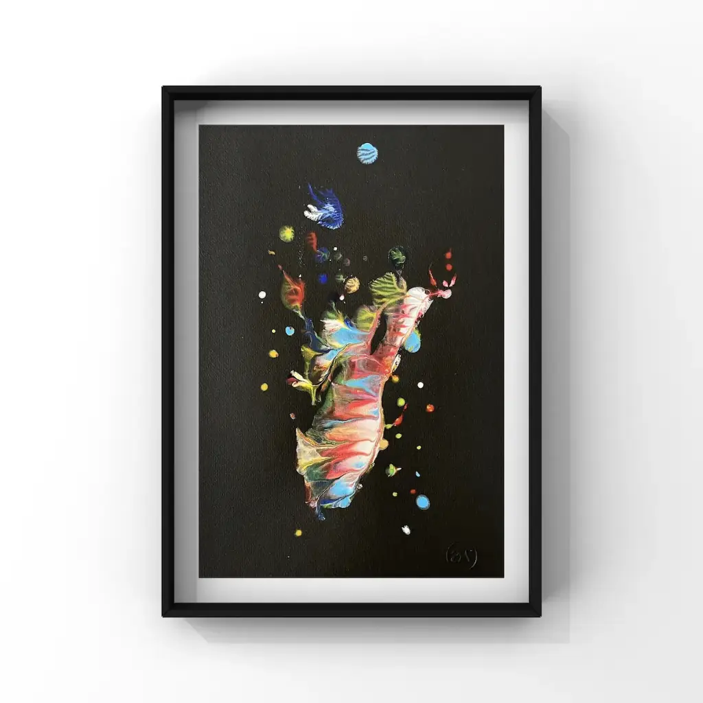 Tableau abstrait - Nébuleuse Onirique