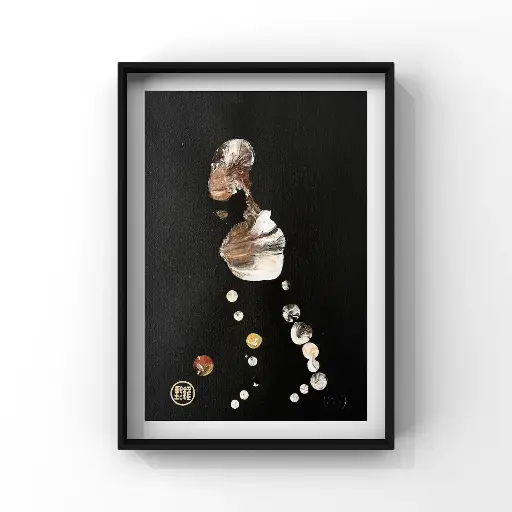 [Abstrait 2004] Tableau abstrait - Sépulcre d’ossements