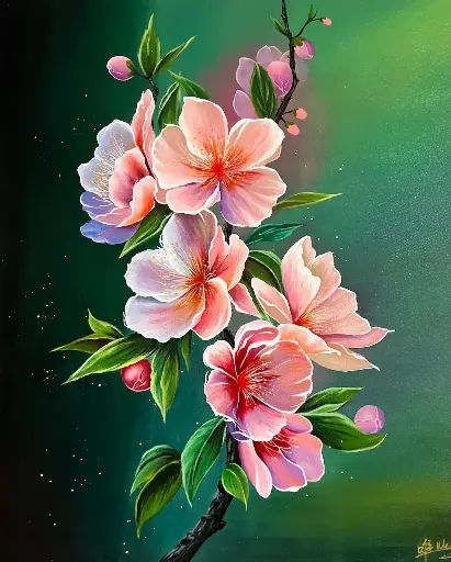Fleurs de pêcher
